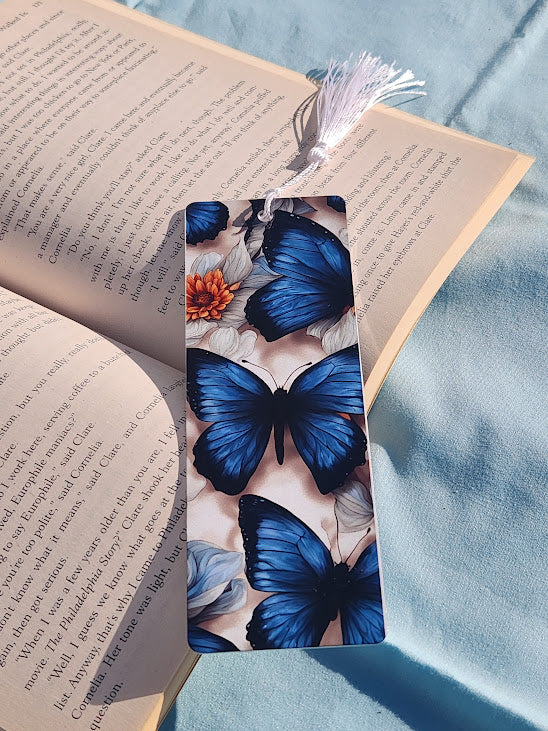 Blue Butterfly Bookmarks