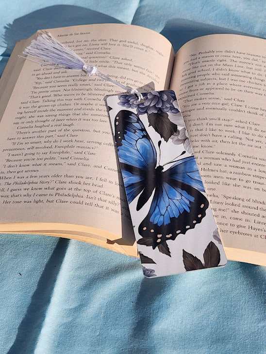Blue Butterfly Bookmarks