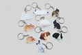 Rabbit Breed Keychains